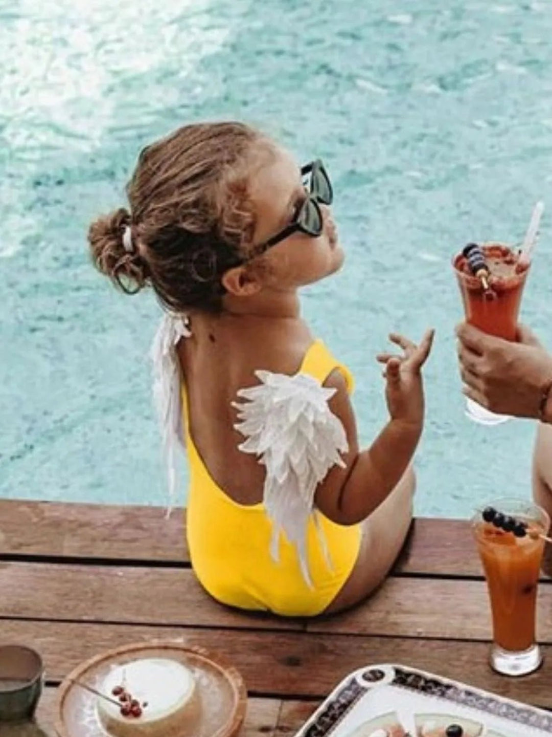 Angel Wings Mom/Daughter Swimsuit - Maka Boho