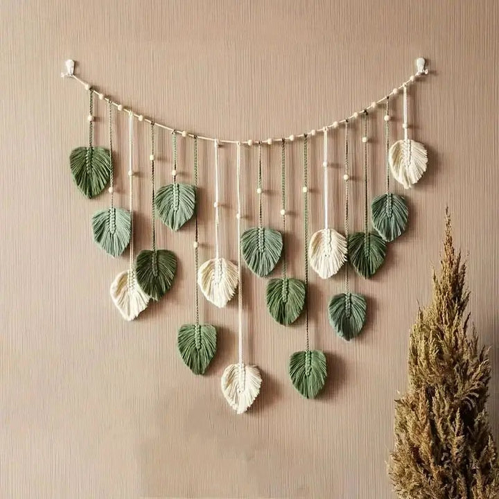Boho Leaf Macrame - Maka Boho