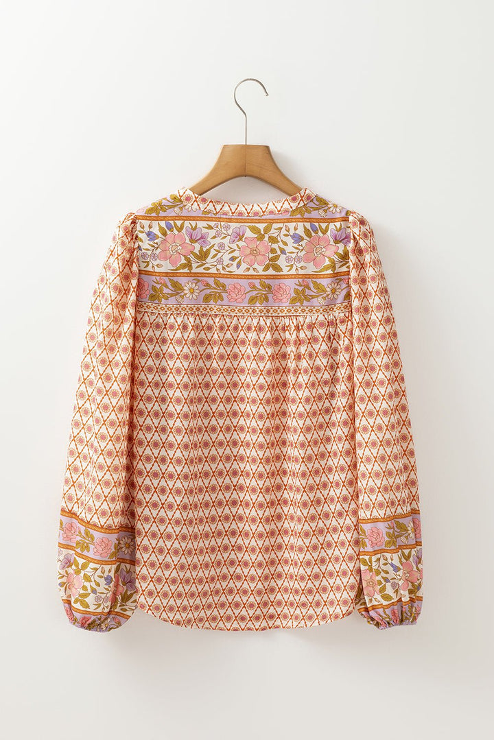 Boho Floral Blouse - Maka Boho