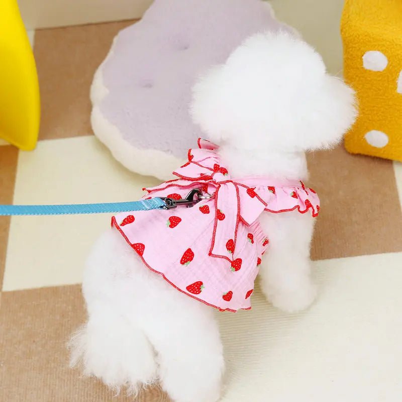 Strawberry Dog Dress - Maka Boho