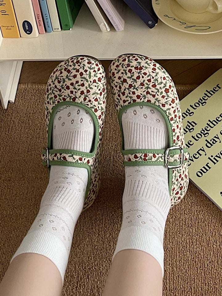 Round Toe Flat Slip - Ons - Maka Boho