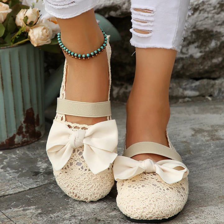 Round Toe Flats Slip - Ons - Maka Boho