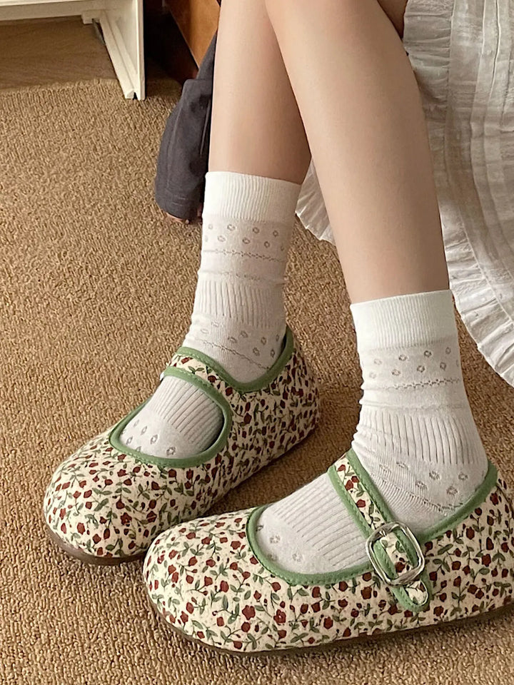 Round Toe Flat Slip - Ons - Maka Boho