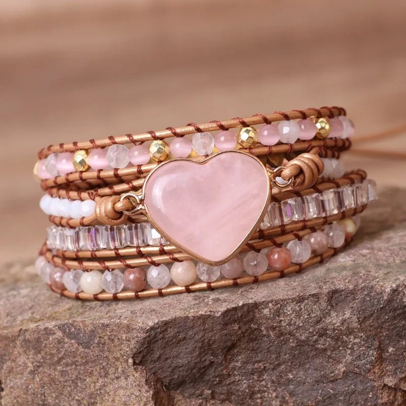 Rose Quartz Bracelet - Maka Boho