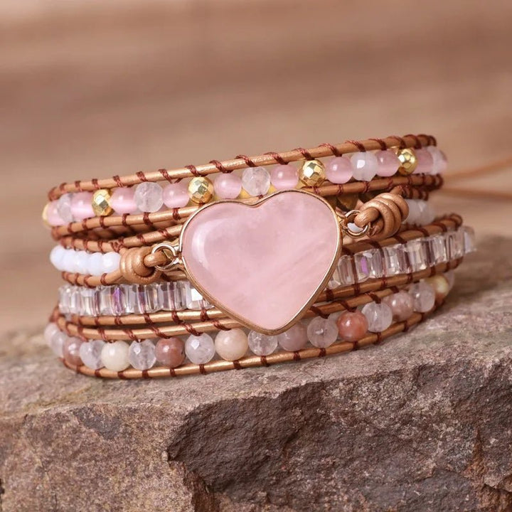 Rose Quartz Bracelet - Maka Boho