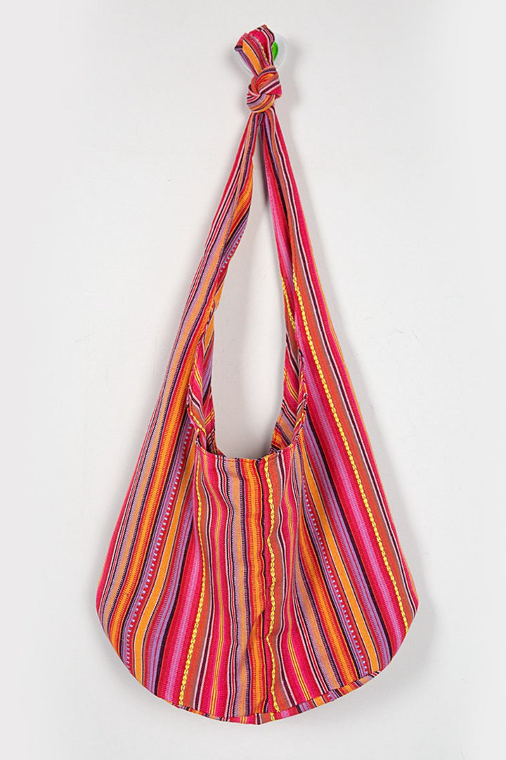 Large Canvas Crossbody Bag - Maka Boho