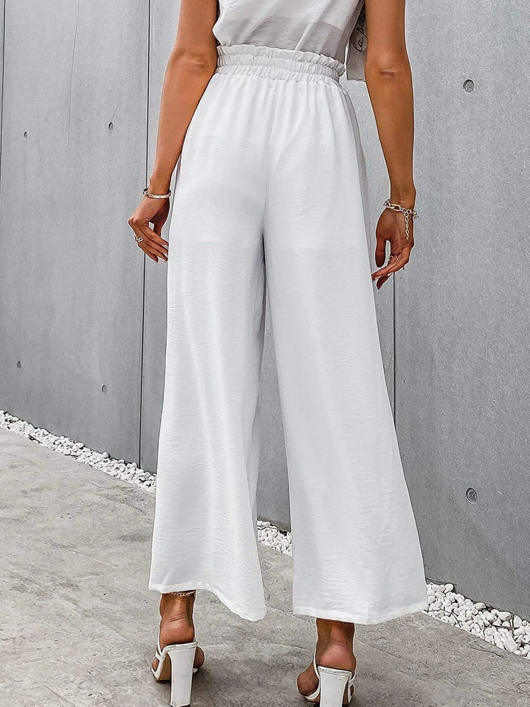 Full Size Wide Leg Pants with Pockets Plus Size - Maka Boho