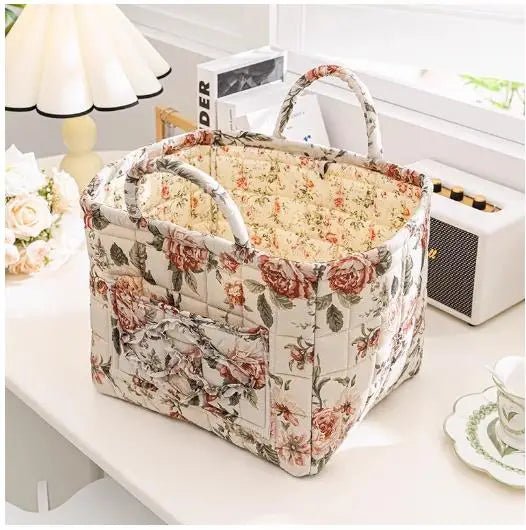 Floral Patchwork Tote - Maka Boho
