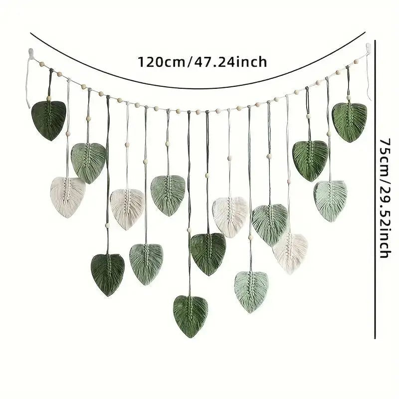 Boho Leaf Macrame - Maka Boho