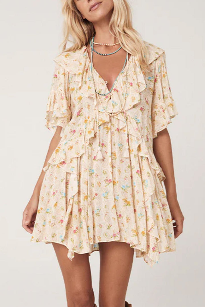 Apricot Dress - Maka Boho