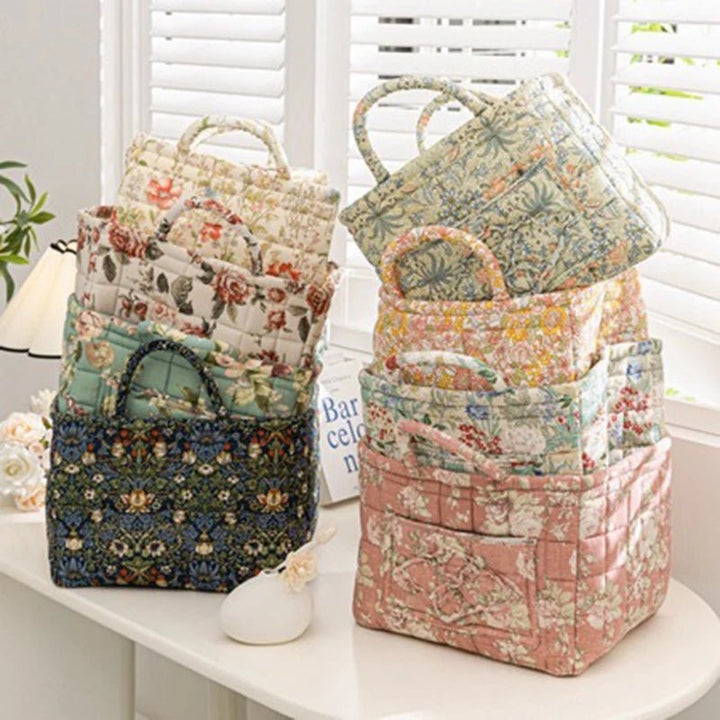 Floral Patchwork Tote - Maka Boho