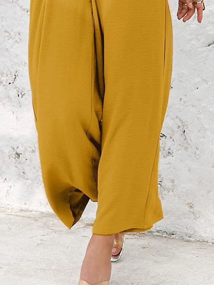 Full Size Wide Leg Pants with Pockets Plus Size - Maka Boho