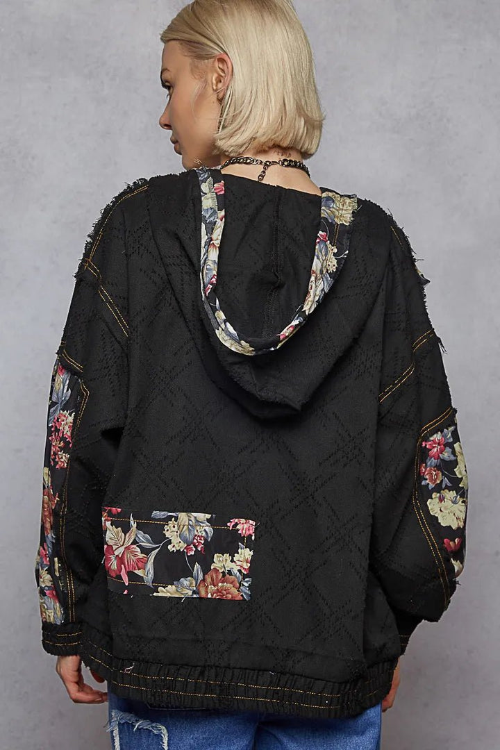 POL Lace Patch Jacket - Maka Boho