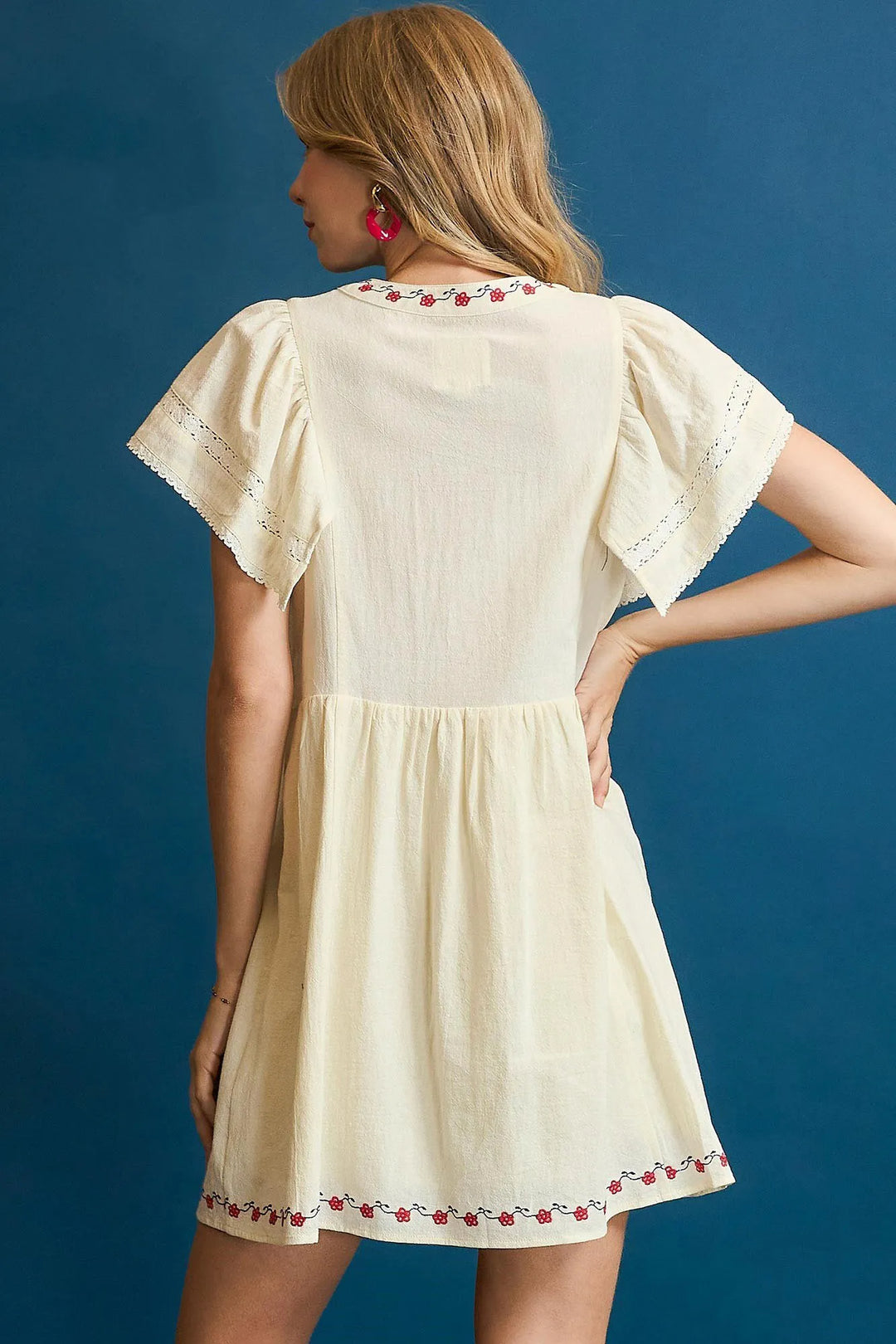Umgee Embroidered Dress - Maka Boho