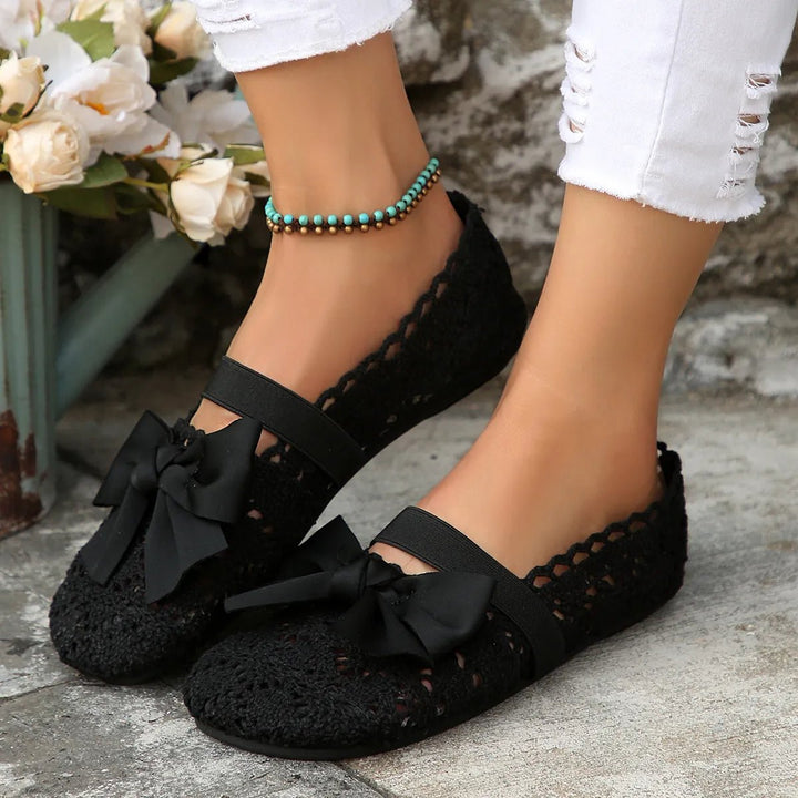 Round Toe Flats Slip - Ons - Maka Boho