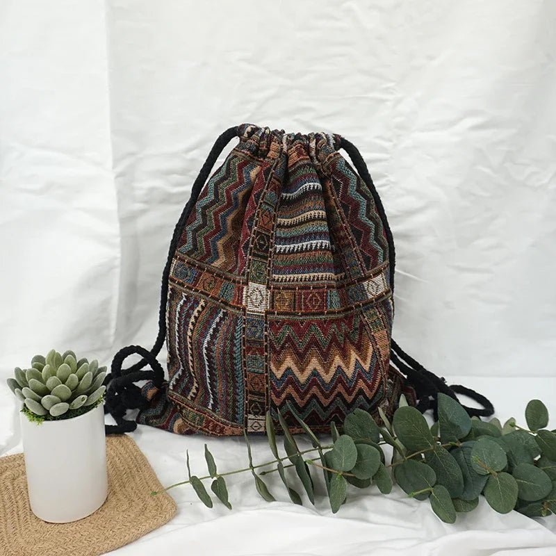 Boho Aztec Backpack - Maka Boho