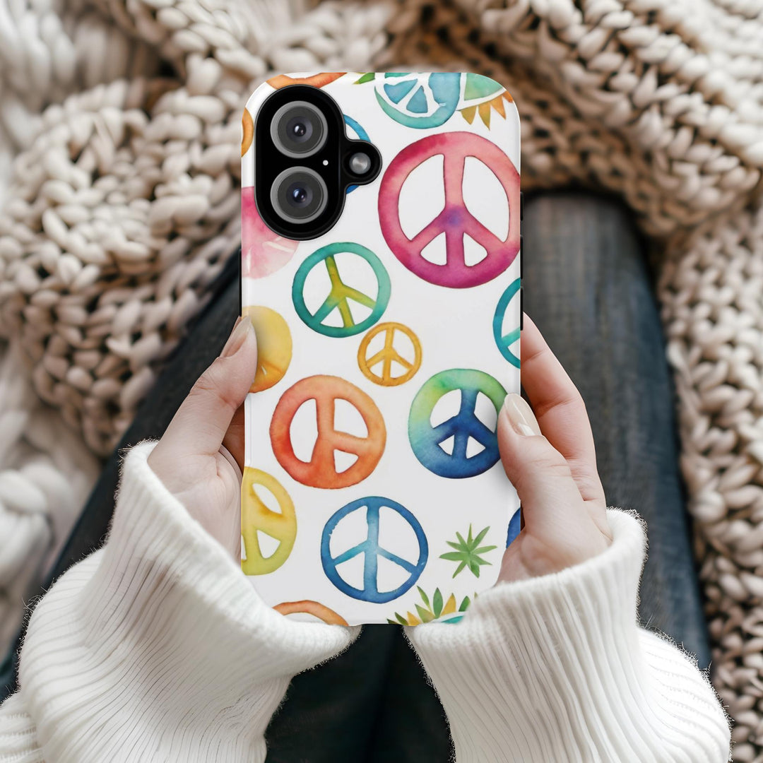 Peace Sign iPhone Case - Maka Boho
