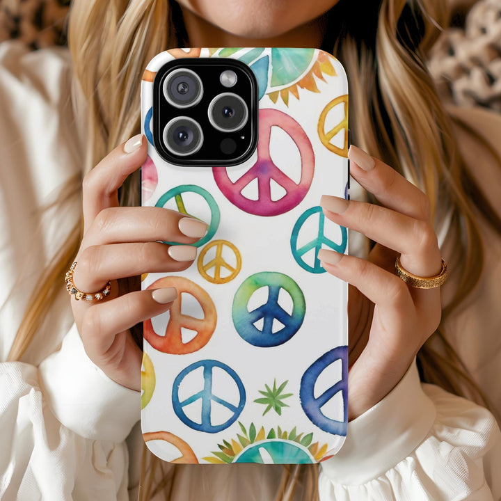Peace Sign iPhone Case - Maka Boho