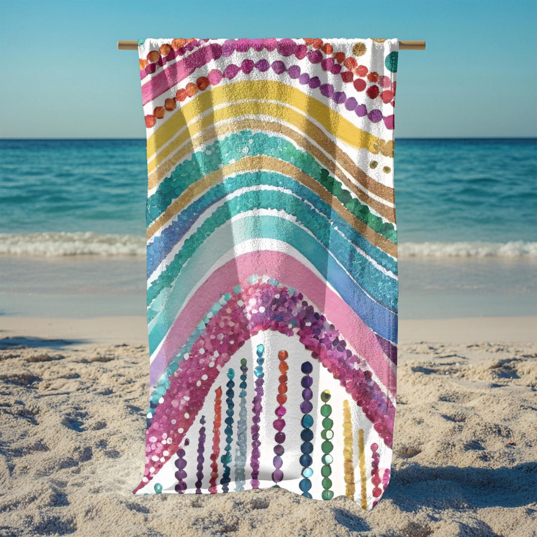 Vibrant Beach Towel - Maka Boho