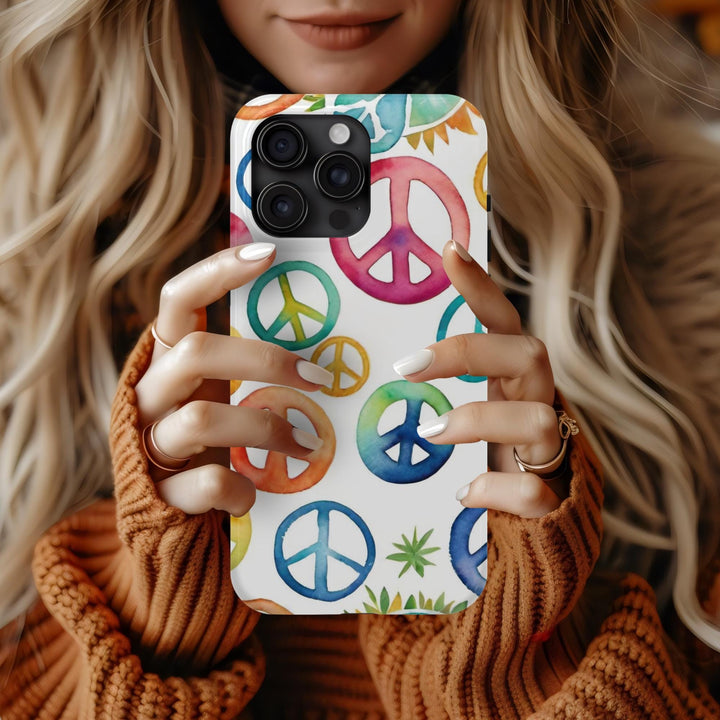 Peace Sign iPhone Case - Maka Boho
