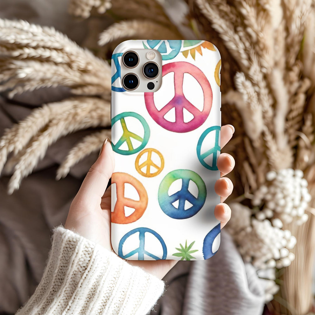 Peace Sign iPhone Case - Maka Boho