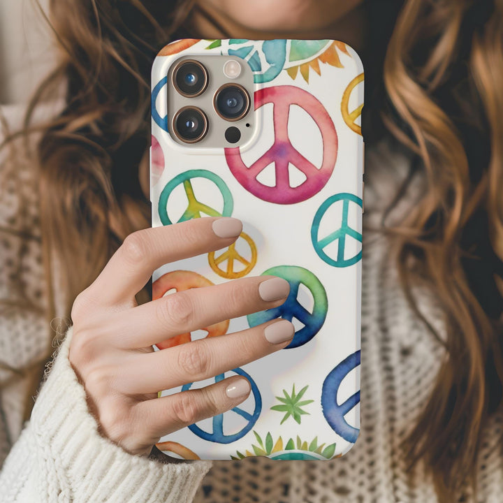 Peace Sign iPhone Case - Maka Boho