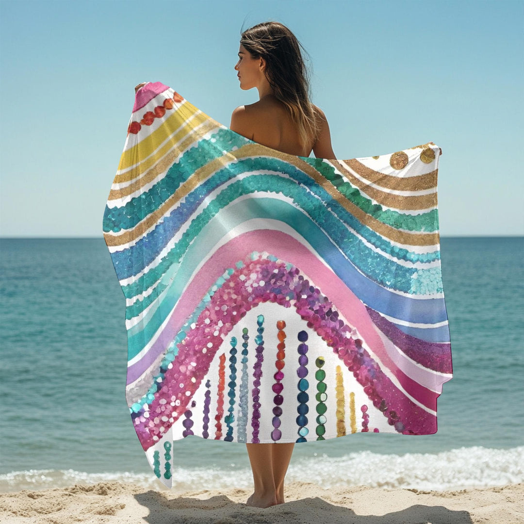 Vibrant Beach Towel - Maka Boho