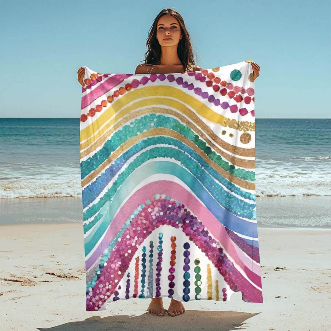 Vibrant Beach Towel - Maka Boho