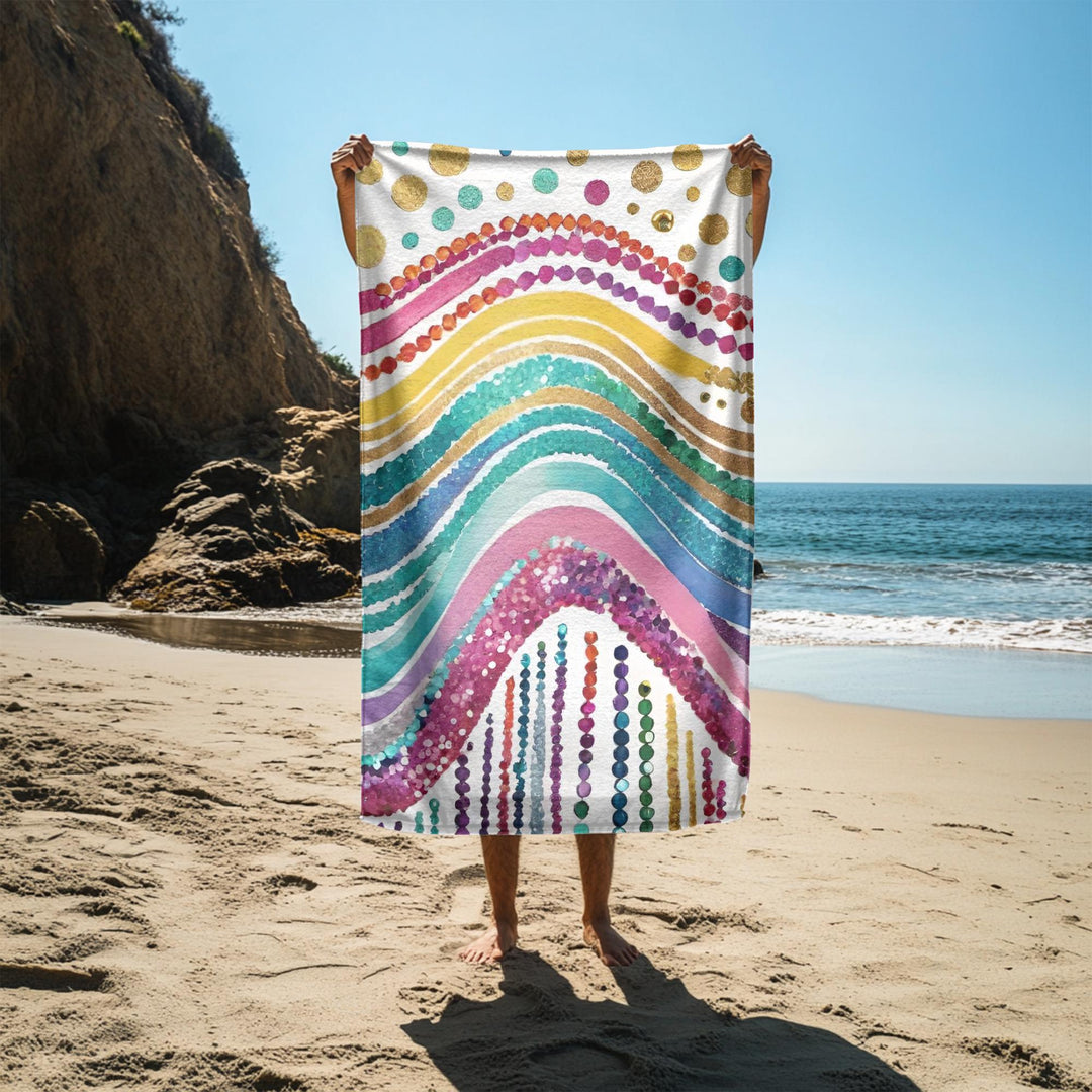Vibrant Beach Towel - Maka Boho