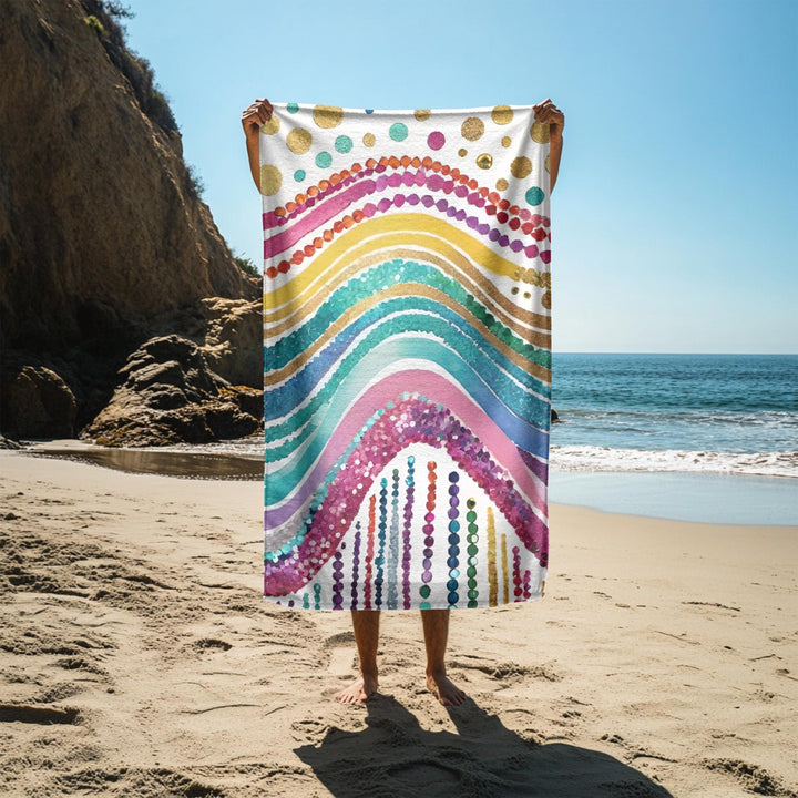 Vibrant Beach Towel - Maka Boho