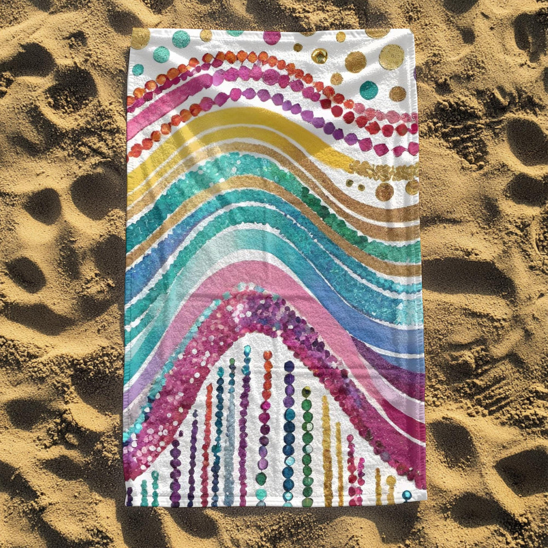 Vibrant Beach Towel - Maka Boho
