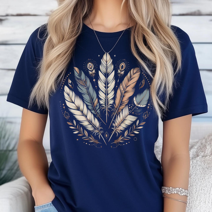 Feather Festival T-Shirt - Maka Boho