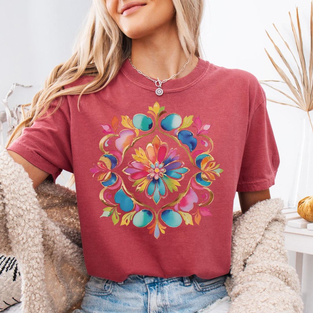 Watercolor Art T-Shirt - Maka Boho
