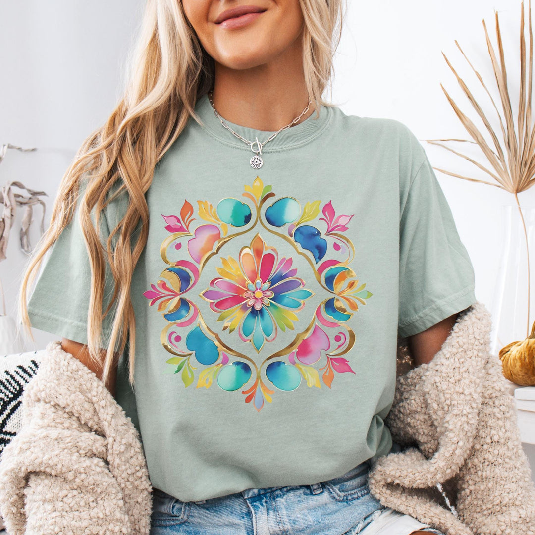 Watercolor Art T-Shirt - Maka Boho