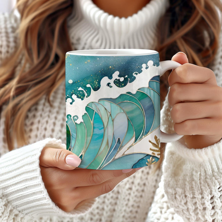 Ocean Wave Mug - Maka Boho