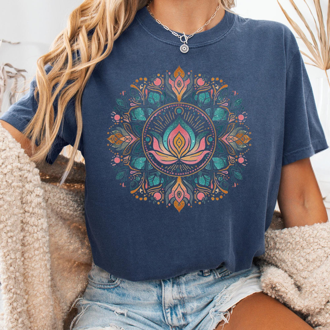 Lotus Mandala T-Shirt - Maka Boho