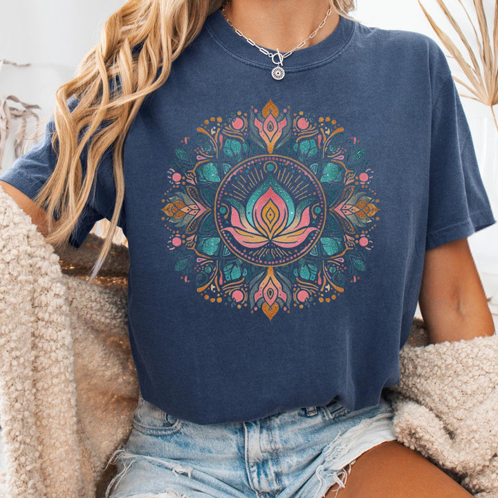 Lotus Mandala T-Shirt - Maka Boho