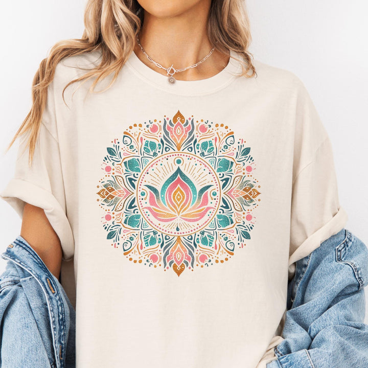 Lotus Mandala T-Shirt - Maka Boho