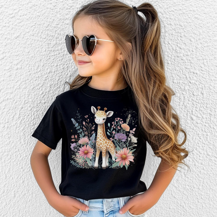 Cute Giraffe Kids Tee - Maka Boho