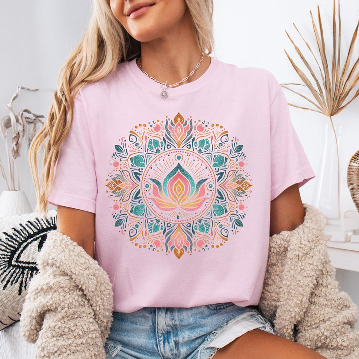 Lotus Mandala T-Shirt - Maka Boho
