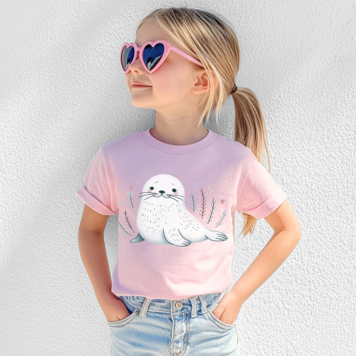 Cute Seal Kids Tee - Maka Boho