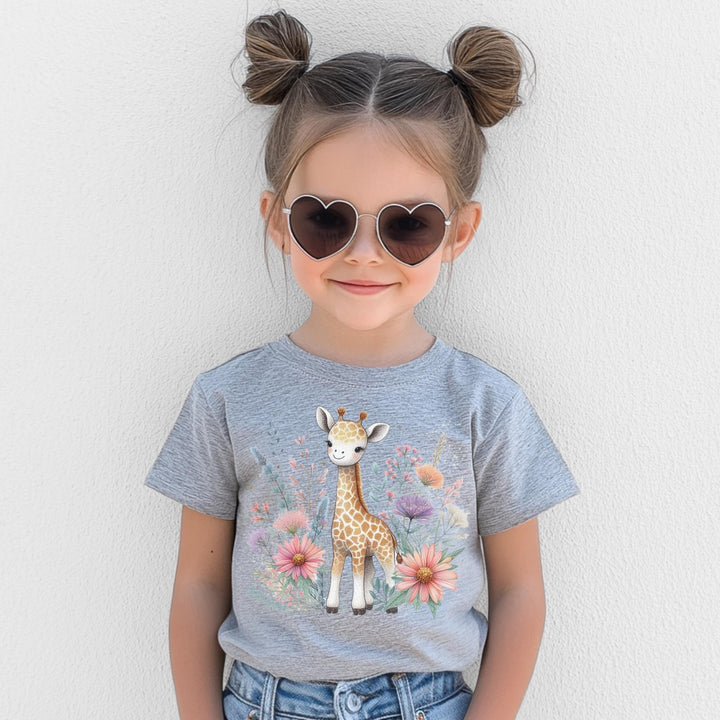 Cute Giraffe Kids Tee - Maka Boho
