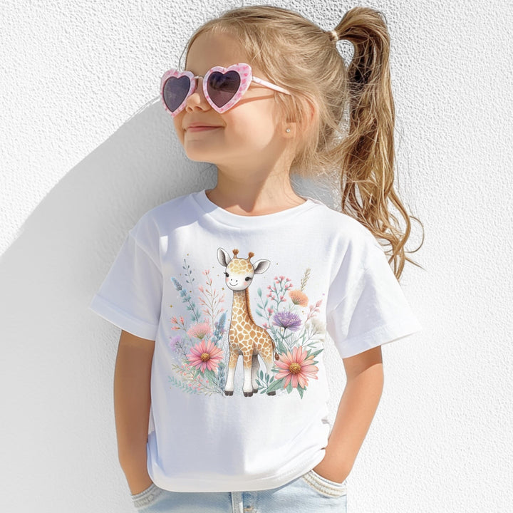 Cute Giraffe Kids Tee - Maka Boho
