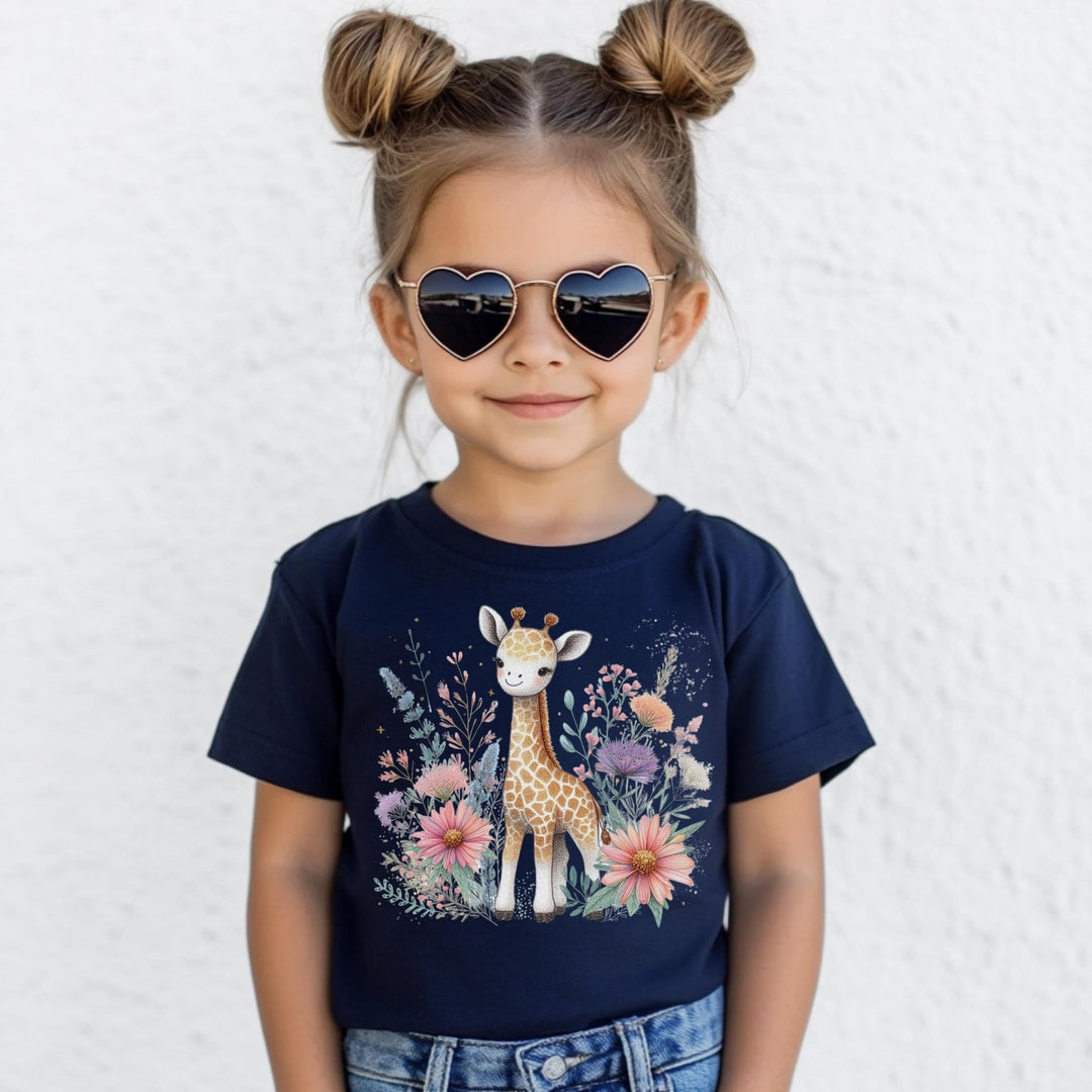 Cute Giraffe Kids Tee - Maka Boho