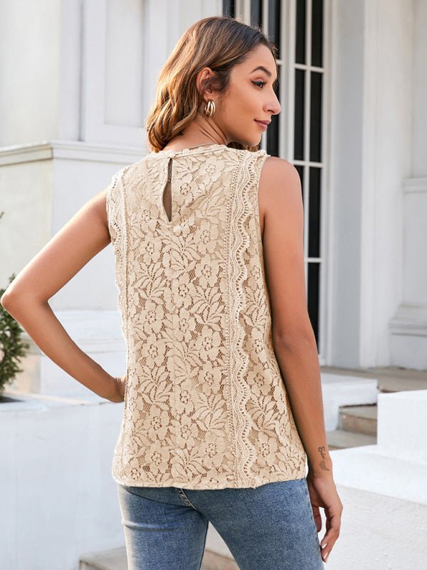 Floral Lace Top - Maka Boho