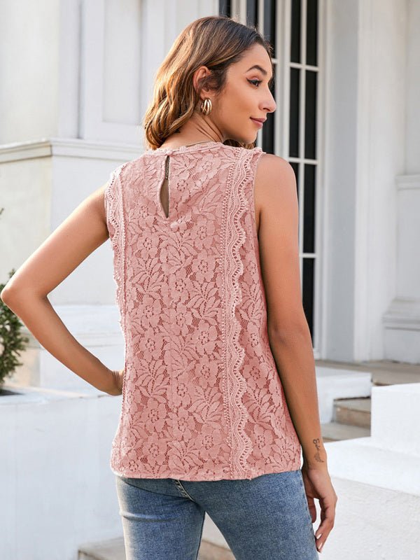 Floral Lace Top - Maka Boho
