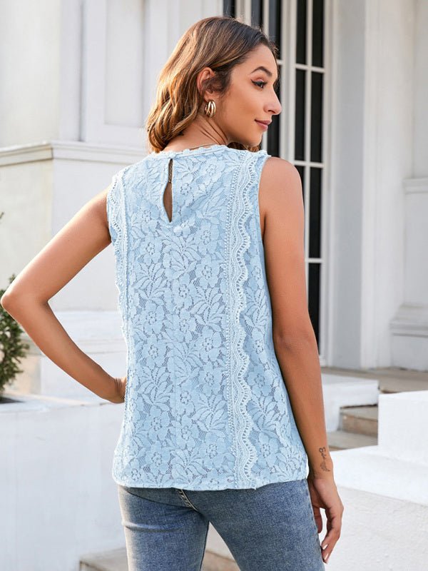 Floral Lace Top - Maka Boho