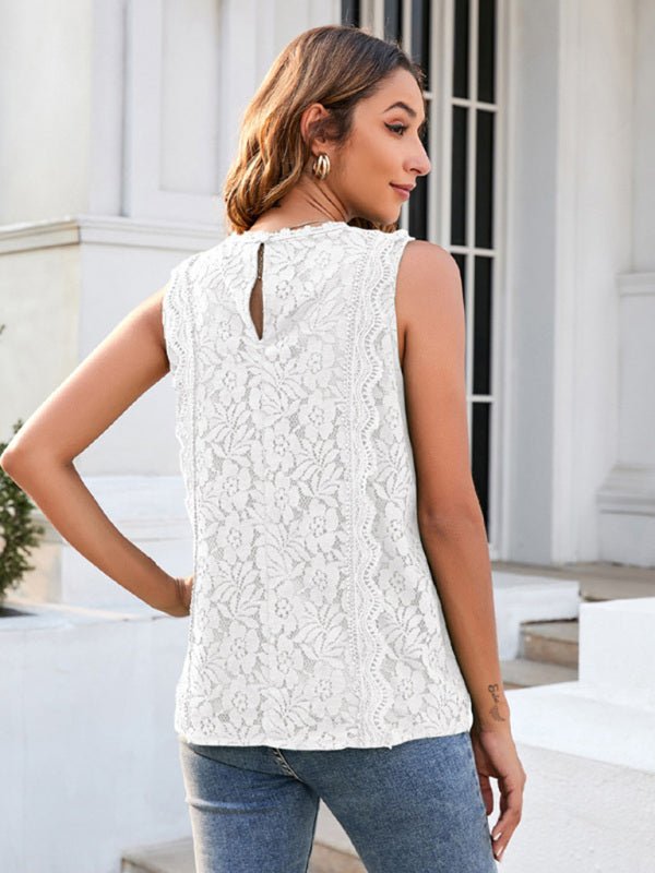 Floral Lace Top - Maka Boho