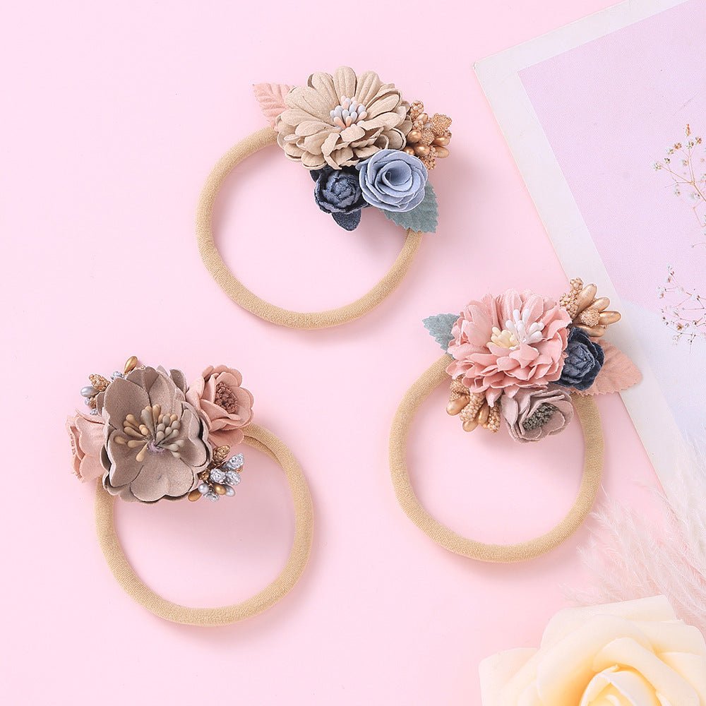 Handmade Floral Hair Elastic - Maka Boho